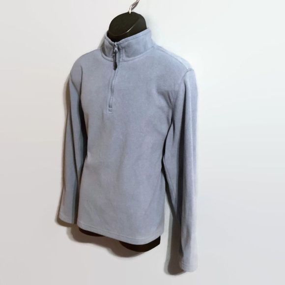 G.H. Bass & Co. Mens Light Blue 1/4 Zip Sweatshirt - Picture 3 of 10